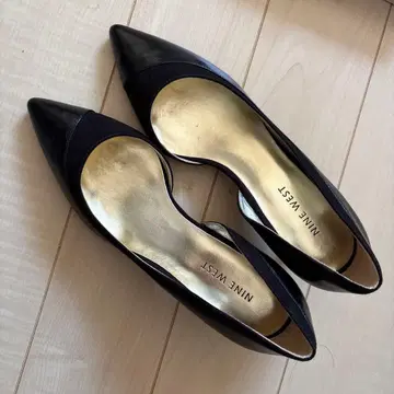 NINE WEST 블랙 하이힐 펌프스