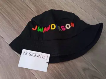 JW ANDERSON 로고 자수 버킷햇 S/M