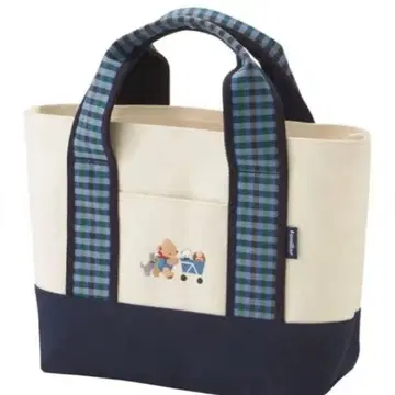 패밀리아 히로오점 한정판 토트백 체크 새상품 familiar