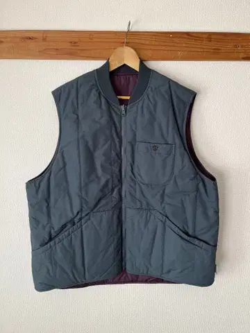 PWA TWO FACE QUILTED VEST L 베스트 다운 베스트