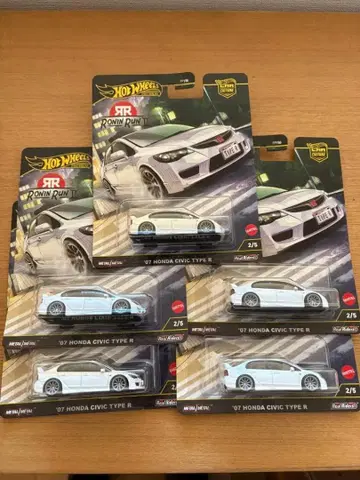 핫휠 카 컬처 로닌 런 혼다 시빅 타입 R 5개