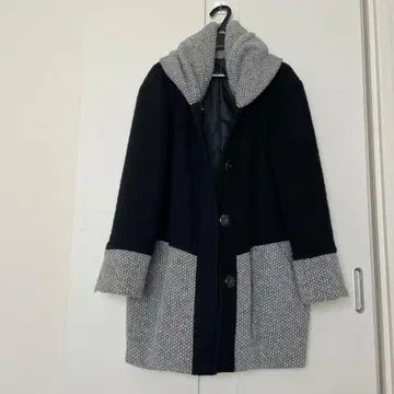 센소유니코 따뜻한 모노톤 울 코트
