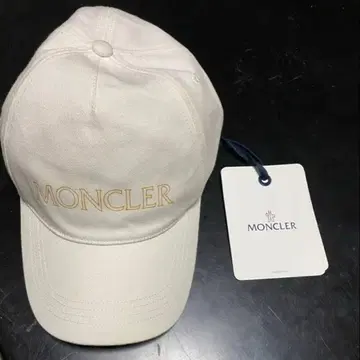 MONCLER 화이트 야구 모자 택 포함 새상품