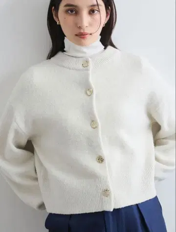 [ VIS ] 가디건 화이트 S