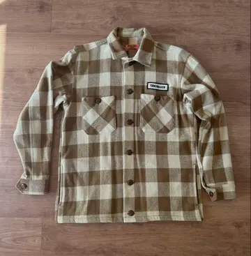 명작 텐더 로인 버팔로 자켓 플란넬 셔츠 M tenderloin