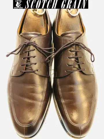 컨디션 최상 정가 40,000엔! 스코치 그레인 빅 사이즈 폭넓은 4E