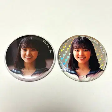 사쿠라자카46 엔도 리코 캔뱃지 오모테나시회 레어(반짝반짝) 노멀 세트