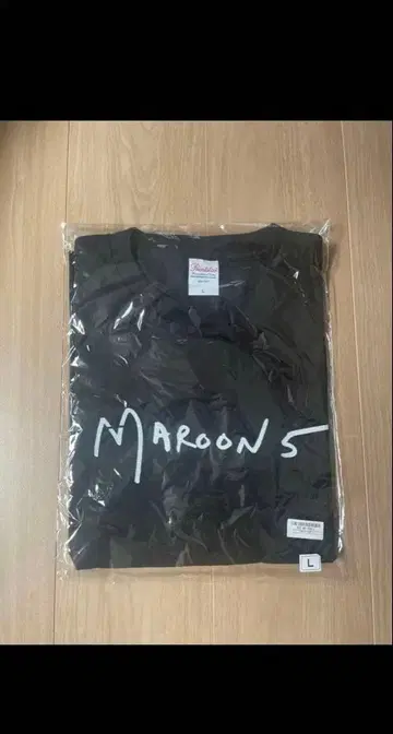 Maroon5 티셔츠 L 사이즈 블랙