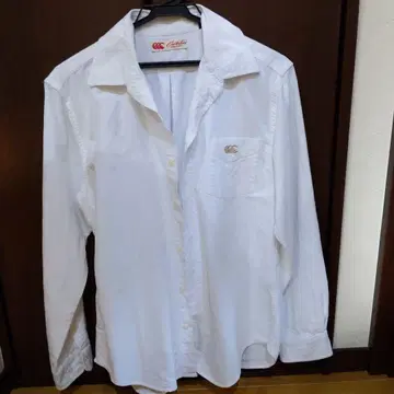 Canterbury 화이트 긴팔 셔츠