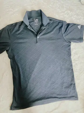 adidas CLIMLITE 남성용 골프 셔츠 M 다크 그레이