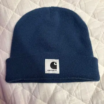 Carhartt 네이비 니트 모자