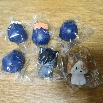 하이큐 애니멀 미니 소프트 비닐 미니 피규어 전종 묶음 판매