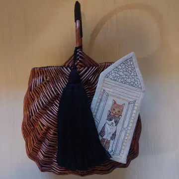 Pale Jute weekend basket LILYLAB 파우치 세트