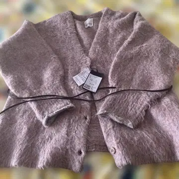 KASTANE 핑크 니트 가디건 L