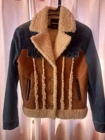 desigual 데시구알 보아 데님 자켓