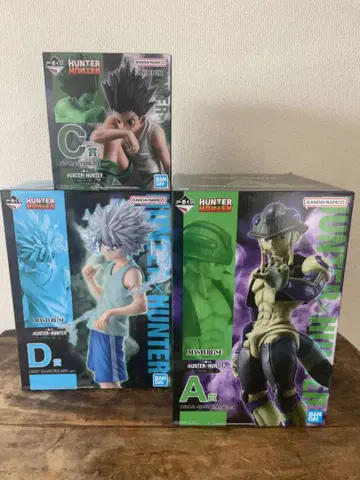 HUNTER x HUNTER 제일복권 메르엠 키루아 곤 세트