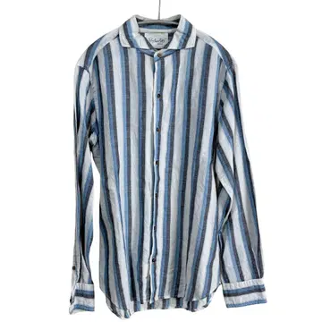 N-591 EDIFICE 에디피스 컷어웨이 스트라이프 셔츠 44