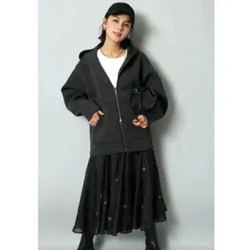 [ Arpege story ] 도트 자수 오간자 스커트