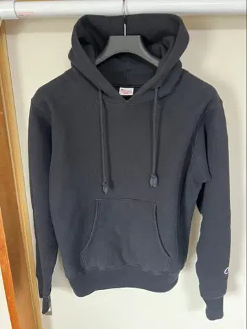 챔피온 빨간색 택 후드티 L 사이즈