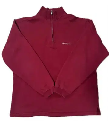 챔피온 하프 지퍼 트레이닝복 빨간색