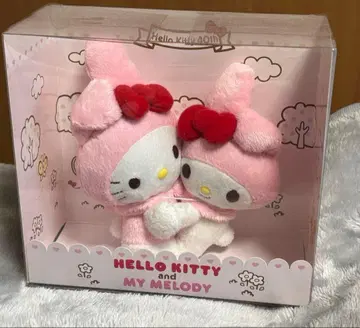 헬로키티 and 마이멜로디 40주년 기념 봉제 인형