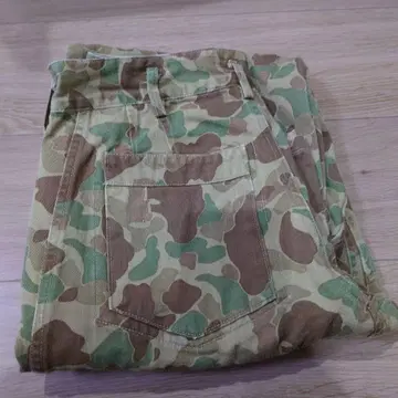 2가지 BEAMSBOY 리버서블 카모플라쥬 CAMO 팬츠 일본제 2호