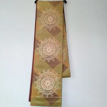 후쿠로 오비 금 브라운 말차