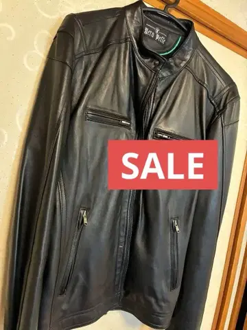 이탈리아제 천연 가죽 가죽 자켓 Vera Pelle 남성용