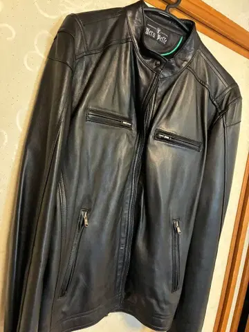 이탈리아제 천연 가죽 가죽 자켓 Vera Pelle 남성용