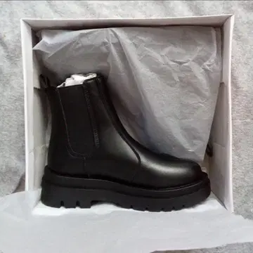 사이드 고어 부츠 숏부츠 트랙 밑창 24cm