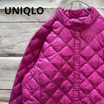 UNIQLO 퀼팅 울트라 라이트 다운 자켓 핑크 XL