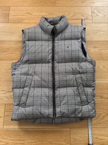타미힐피거 다운 베스트 체크