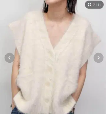 BARNYARDSTORM 아이보리 니트 베스트