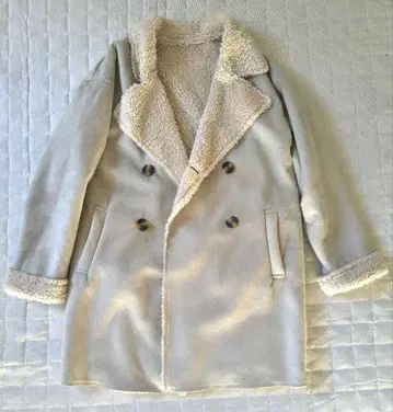 스웨이드 보아 롱 자켓 L