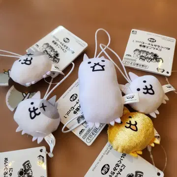 냥코 대전쟁 봉제 인형 참 5세트