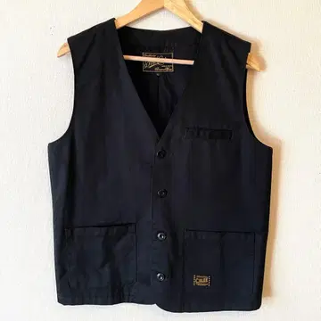 CALEE 베스트 패치 로고 블랙 L