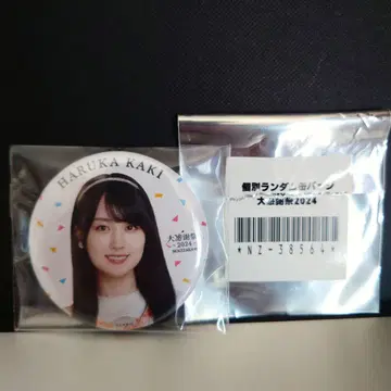 노기자카46 개별 랜덤 캔뱃지 카키 하루카 2024 대감사제