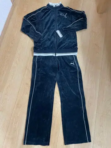 푸마 PUMA 벨로아 상하의 셋업 저지 블랙 L