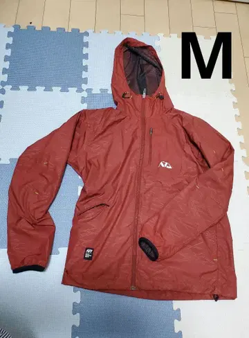 아식스 남성용 아우터 M A77 레드 마운틴 후드티