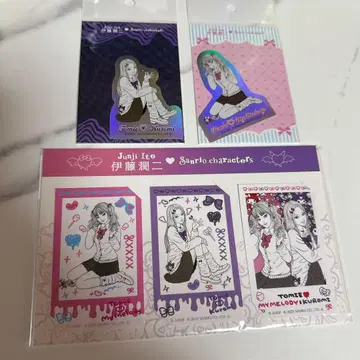 이토 준지 x 산리오 캐릭터즈 토미에 갸루 마이멜로디 쿠로미 세트