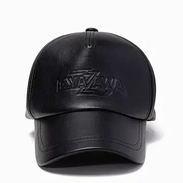 야자와 에이요시 가죽 캡 (로고) 블랙
