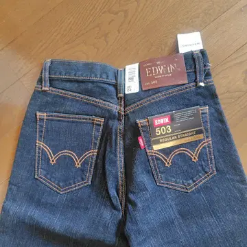 EDWIN 503 레귤러 스트레이트 데님 28 남성용