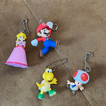 슈퍼 마리오 마스코트 참 컬렉션2 캐릭터 4종 세트