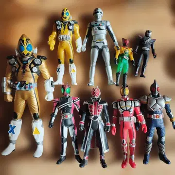 가면라이더 피규어 세트 9체