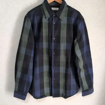 45rpm 체크 무늬 긴팔 셔츠 사이즈 3