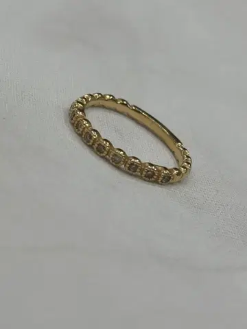 아가트 4호 골드 K10 다이아링