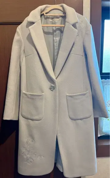 MISCH MASCH 체스터 코트 자수