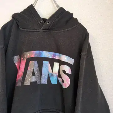 VANS 빅 로고 후드티 갤럭시 컬러 빈티지 구제 의류 반스