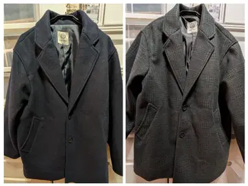 HARVARD 네이비 체스터 코트 M 사이즈