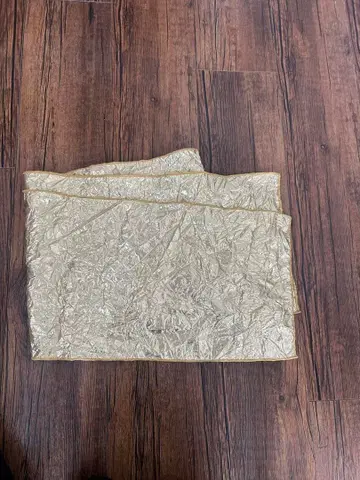 골드 주름 가공 오비 장식 천 성인식